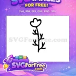 Free Symmetrical Flowers Free Abstract Floral Design Free SVG - Instant Download