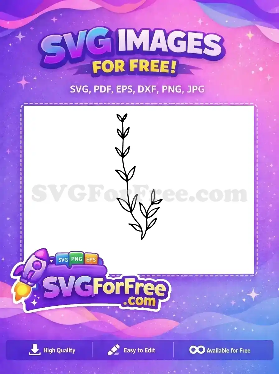 Free Intricate Floral Free Swirling Line Art Free SVG