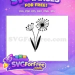Free Floral Design Free Flower Cutout Category 1 Free SVG - Instant Download