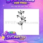 Free Detailed Floral Free Intricate Flower Design Free SVG - Instant Download