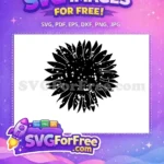 Free Detailed Petals Free Distressed Sunflower Flowers Free SVG - Instant Download