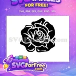 Free Floral Swirls Free Delicate Petals Flowers Free SVG - Instant Download