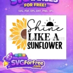 Free Yellow Petals Free Sunshine Design Quote Free SVG - Instant Download