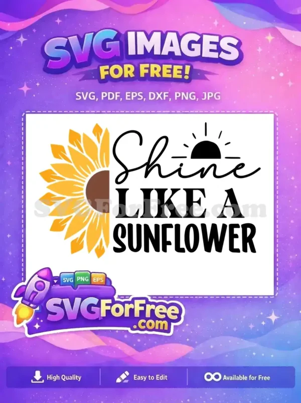 Free Yellow Petals Free Sunshine Design Quote Free SVG