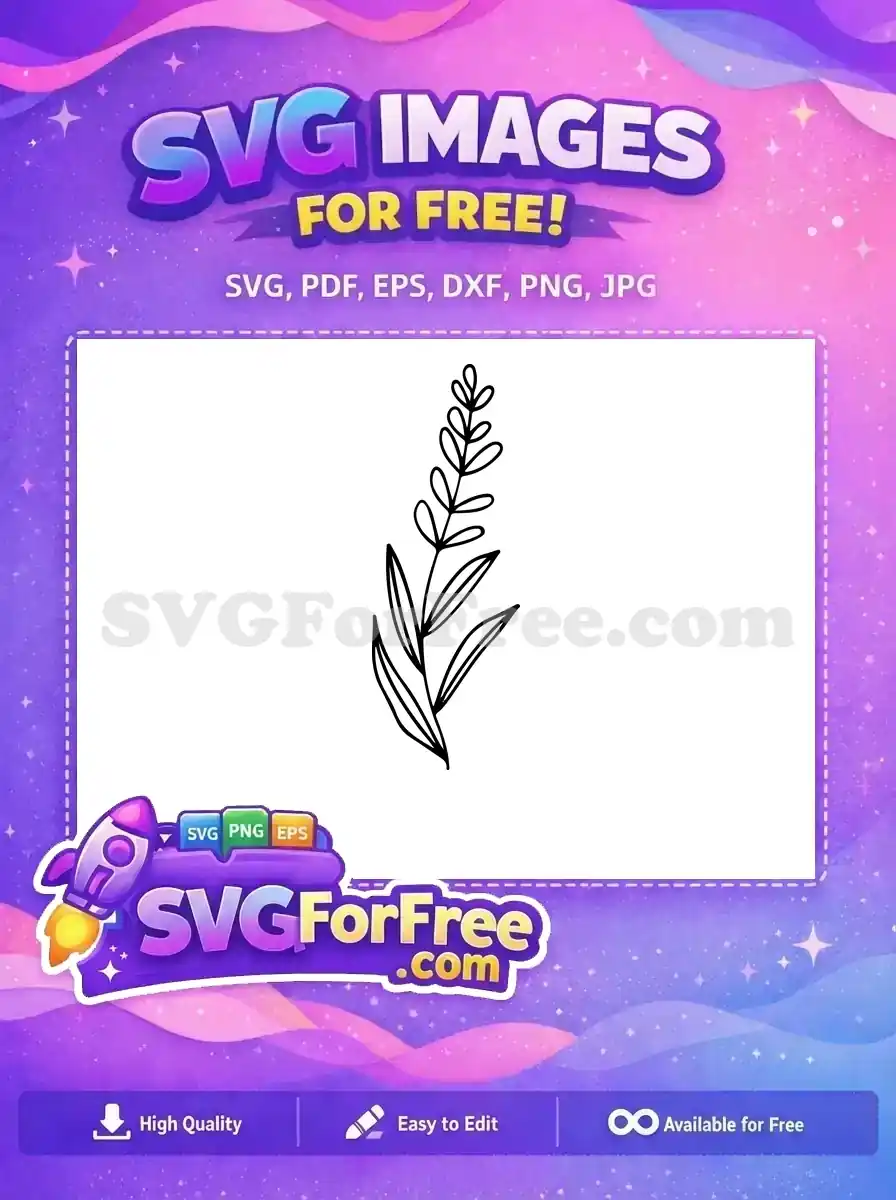 Free Intricate Floral Free Delicate Flowers Design Free SVG 3