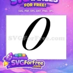 Free Number One Black Free Bold Font Free SVG - Instant Download