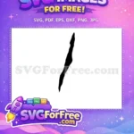 Free Letter I Free Alphabet Black Font Free SVG - Instant Download