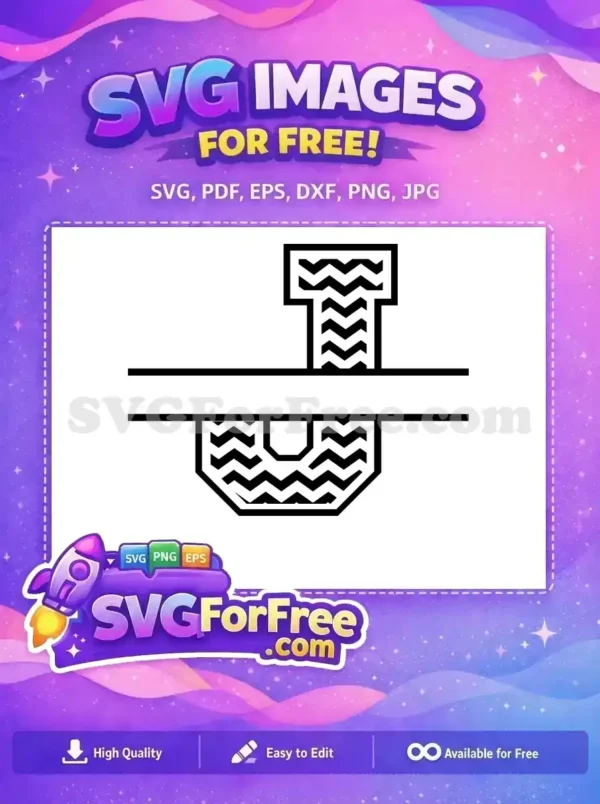 Free Split Chevron Monogram Free Letter T Initial Free SVG Free Split Chevron Monogram Free Letter T Initial Free SVG