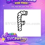 Free Twisted Rope Free Letter F Fonts Free SVG - Instant Download