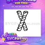 Free Braided Knot Free Letter Font 1 Free SVG - Instant Download