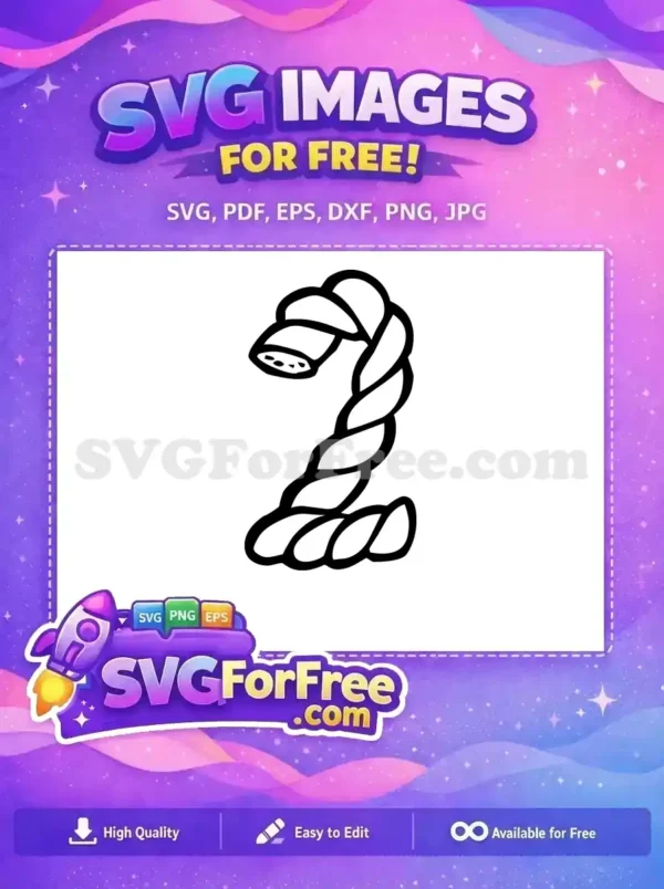 Free Number One Free Twisted Fonts Alphabet Free SVG