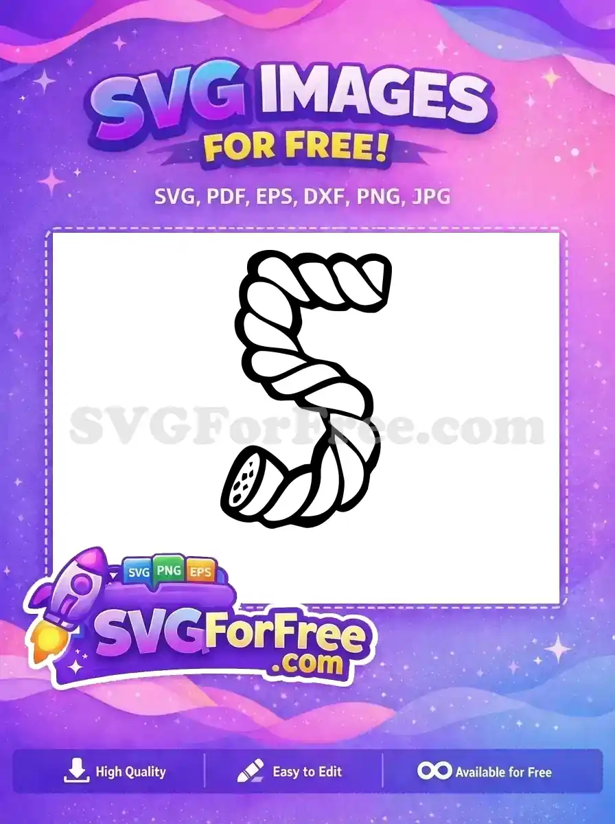 Free Rope Letter S Free Nautical Font Alphabet Free SVG