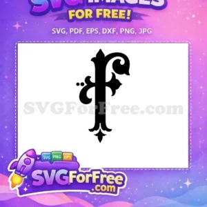 Free Black Letter F Free Calligraphy Initial Fonts Free SVG 1