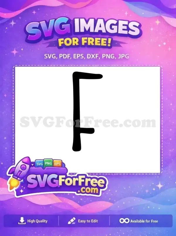 Free Bold Letter Free Initial Font Free SVG 1