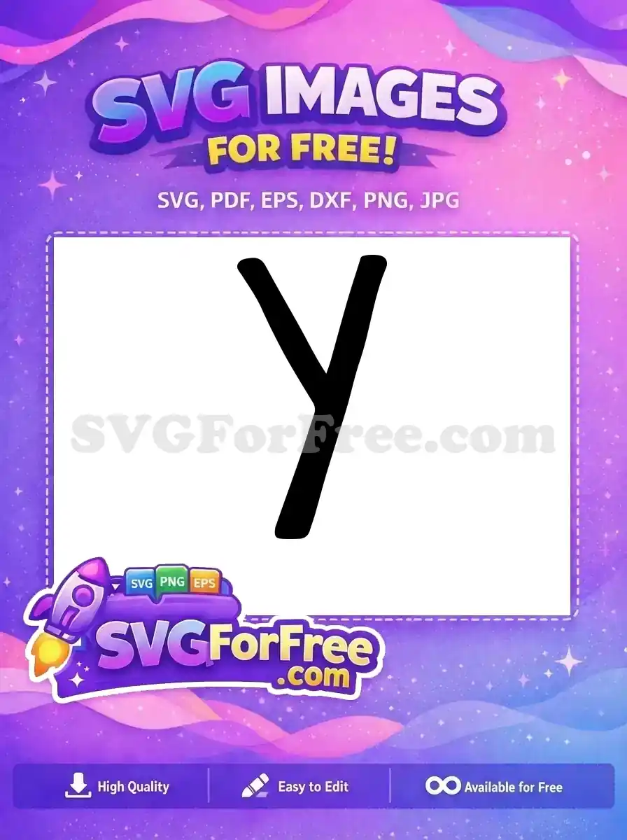 Free Black Letter Y Free Bold Font Alphabet Free SVG 1