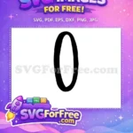 Free Number One Free Bold Font Typeface Free SVG 1 - Instant Download