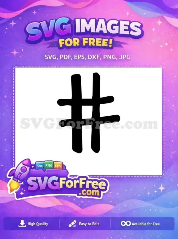 Free Black Hash Free Simple Number Fonts Free SVG Free Black Hash Free Simple Number Fonts Free SVG