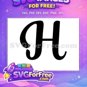 Free Black Letter H Free Alphabet Initial Fonts Free SVG