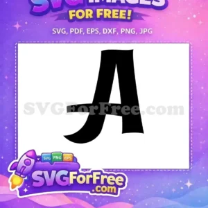 Free Black Letter A Free Bold Font Alphabet Free SVG 3