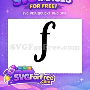 Free Black Letter F Free Bold Font Initial Free SVG