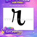 Free Number One Free Black Fonts Number Free SVG - Instant Download