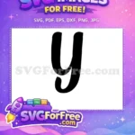 Free Black Letter Y Free Alphabet Initial Fonts Free SVG 1 - Instant Download