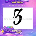 Free Number One Free Bold Fonts Fonts Free SVG 2 - Instant Download