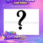 Free Black Question Mark Free Bold Fonts Question Free SVG 1 - Instant Download