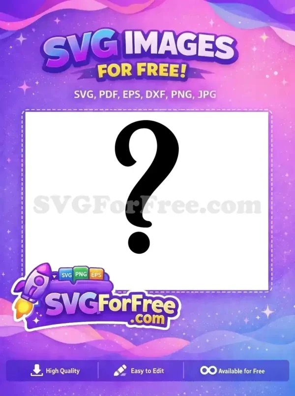 Free Black Question Mark Free Bold Fonts Question Free SVG 1