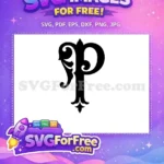 Free Ornate Initial P Free Black Letter Fonts Free SVG - Instant Download