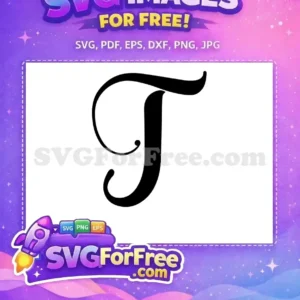 Free Black Letter T Free Swirl Font Alphabet Free SVG Free Black Letter T Free Swirl Font Alphabet Free SVG