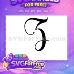Free Black Swirl Free Number One Fonts Free SVG - Instant Download