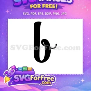 Free Black Letter B Free Initial Monogram Font Free SVG 1