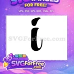 Free Black Letter I Free Alphabet Initial Fonts Free SVG - Instant Download