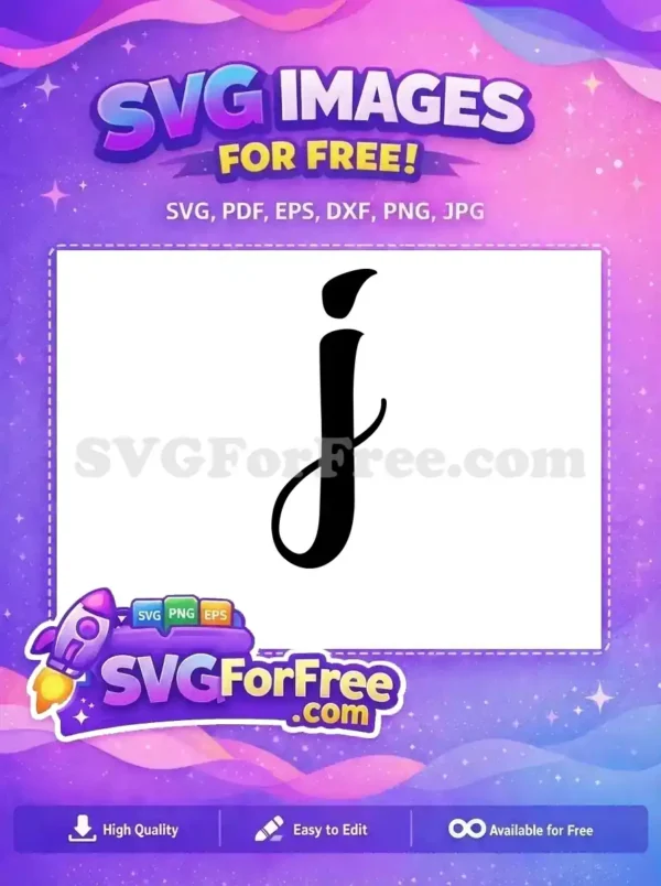Free Black Letter J Free Cursive Font Free SVG Free Black Letter J Free Cursive Font Free SVG