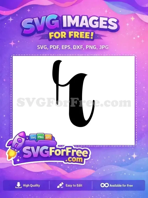 Free Black Letter U Free Initial Monogram Font Free SVG