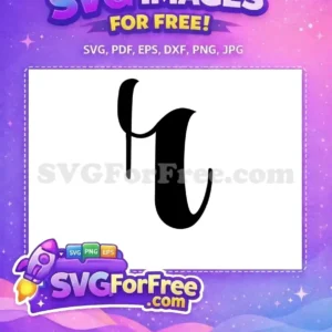 Free Black Letter U Free Alphabet Initial Fonts Free SVG 1