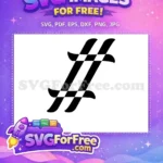 Free Black Bold Lines Free Intersecting Elegant Fonts Free SVG - Instant Download