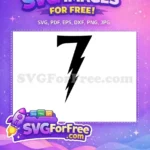 Free Number One Free Fonts Alphabet Movie Free SVG 3 - Instant Download