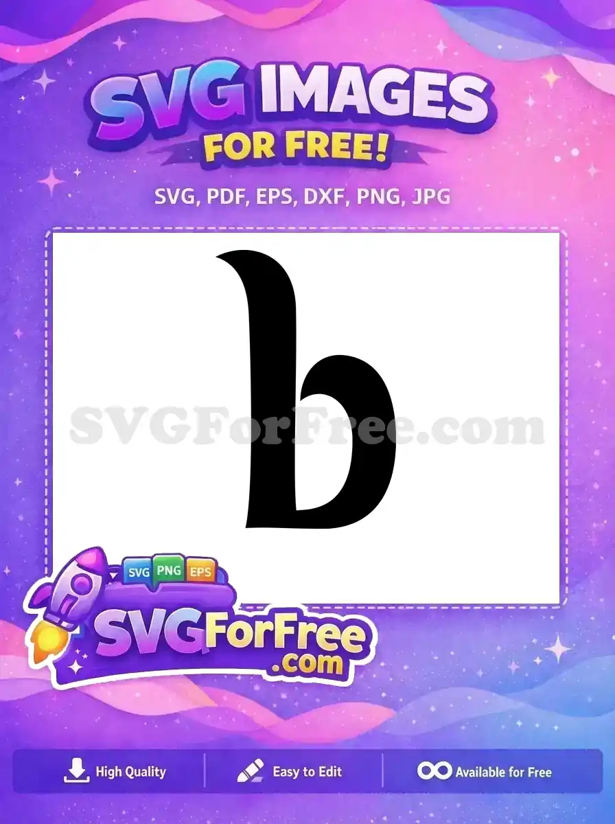 Free Black Letter B Free Initial Free Fonts SVG
