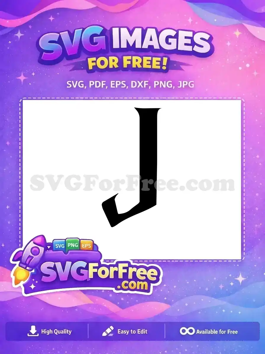 Free Number One Free Font Simple One Free SVG