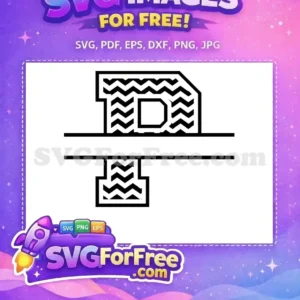Free Black Zigzag Font Free Monogram Initial Free SVG Free Black Zigzag Font Free Monogram Initial Free SVG