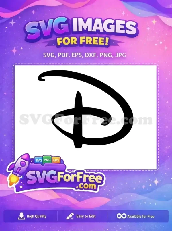 Free Disney Font Free Black Lettering Movie Free SVG