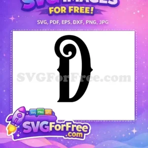 Free Black Swirls Free Letter D Fonts Free SVG Free Black Swirls Free Letter D Fonts Free SVG