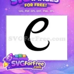 Free Black Letter C Free Calligraphy Initial Free SVG - Instant Download