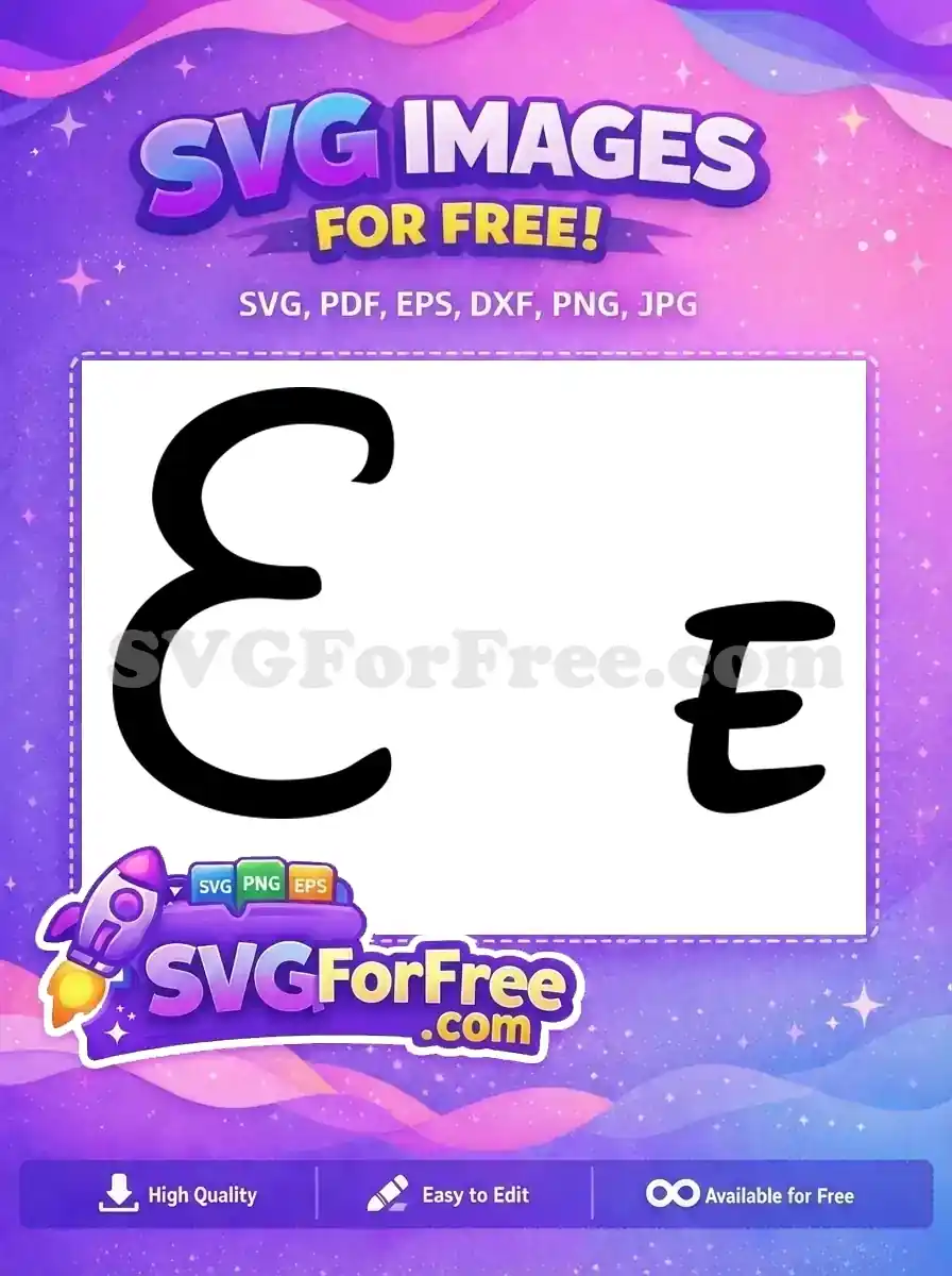 Free Black Letter E Free Font Alphabet Free SVG