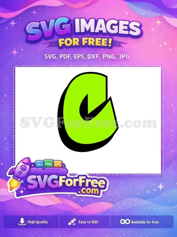 Free Lime Green Font Free Bold Style Letter C Free SVG Free Lime Green Font Free Bold Style Letter C Free SVG