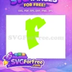 Free Lime Green Letter Free F Font Alphabet Free SVG - Instant Download