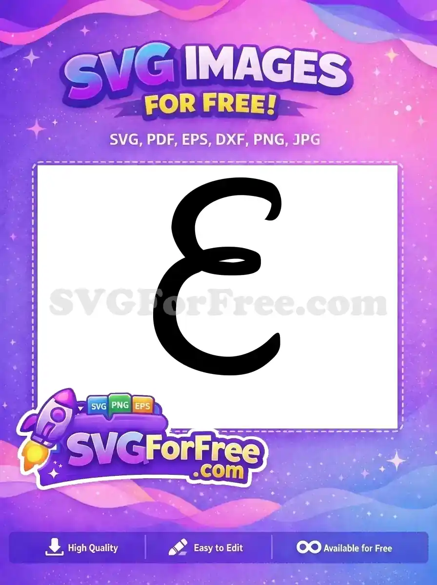 Free Black Letter E Free Alphabet Initial Fonts Free SVG 2