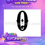 Free Number One Free Fancy Font Initial Free SVG - Instant Download
